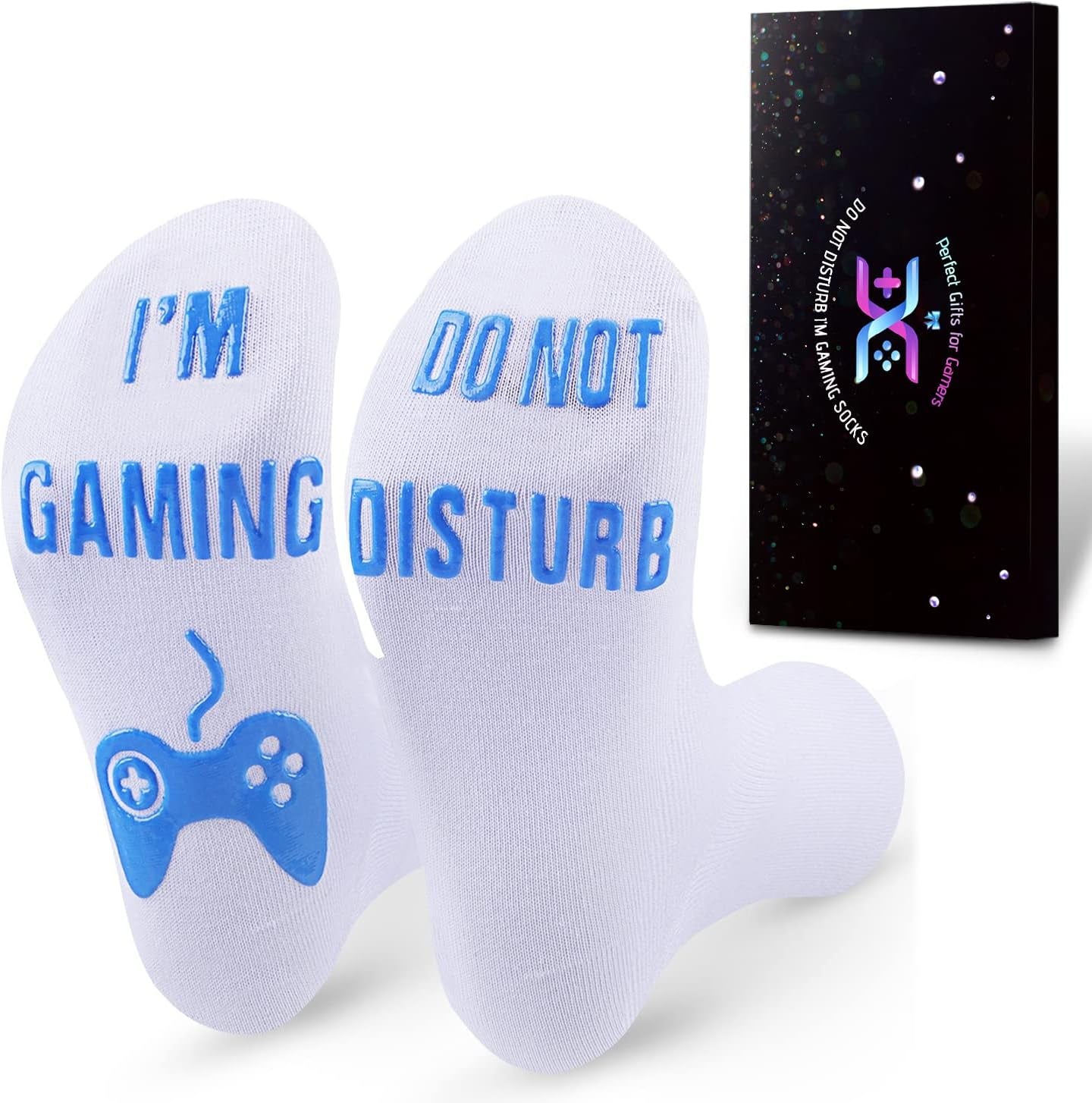 Do Not Disturb I'M Gaming Socks, Men Gifts Ideas Valentines Day Kids Valentine Boy Gamer Sock Gift for Mens Dad Father