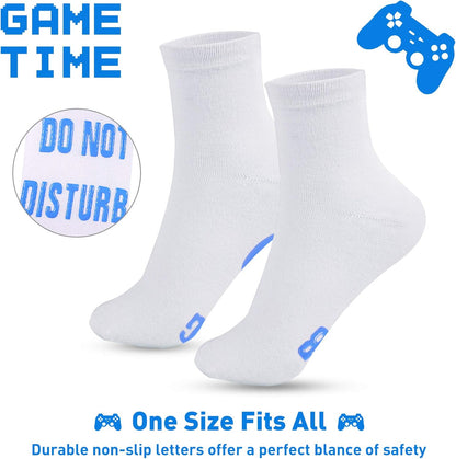 Do Not Disturb I'M Gaming Socks, Men Gifts Ideas Valentines Day Kids Valentine Boy Gamer Sock Gift for Mens Dad Father