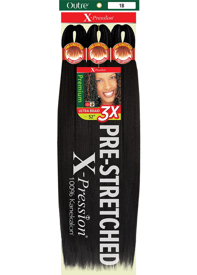 Outre X-Pression: 3X Ultra Pre-Stretched Kanekalon Braid 42”