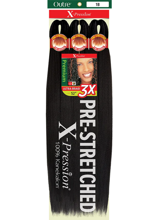 Outre X-Pression: 3X Ultra Pre-Stretched Kanekalon Braid 42”
