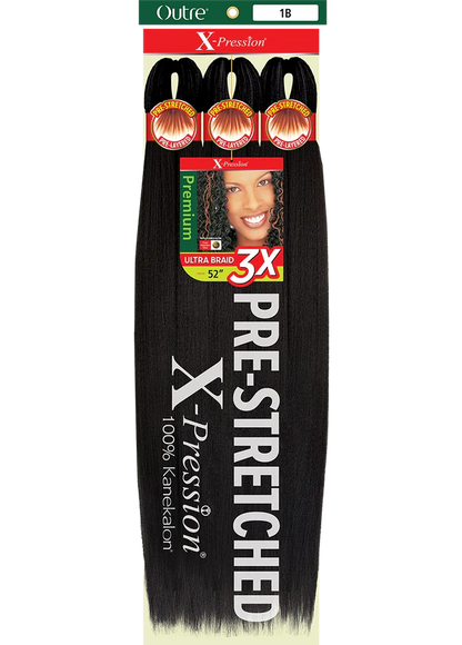 Outre X-Pression: 3X Ultra Pre-Stretched Kanekalon Braid 52