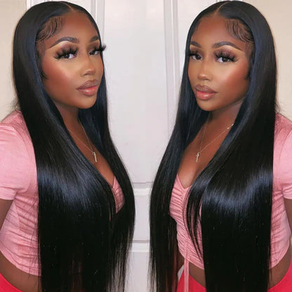 Ishow Glueless Lace Front Wigs Straight Human Hair Wigs 13X4 HD Lace Wigs Pre-Plucked