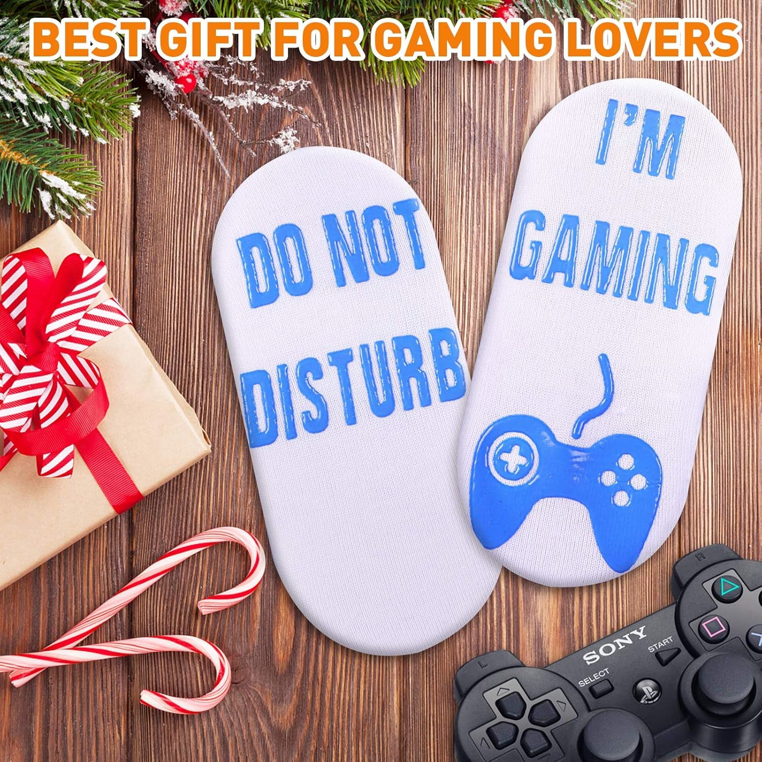 Do Not Disturb I'M Gaming Socks, Men Gifts Ideas Valentines Day Kids Valentine Boy Gamer Sock Gift for Mens Dad Father